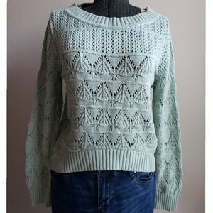 Hazel Open Knit High-Low Sweater